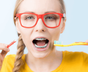 Cleaning your braces